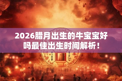 2026腊月出生的牛宝宝好吗最佳出生时间解析！