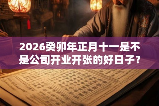 2026癸卯年正月十一是不是公司开业开张的好日子？