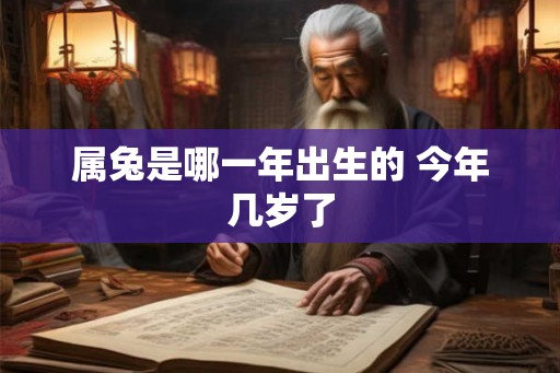 属兔是哪一年出生的 今年几岁了