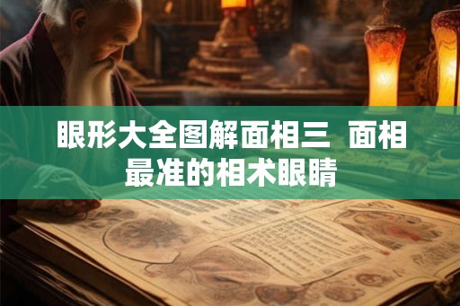 眼形大全图解面相三  面相最准的相术眼睛