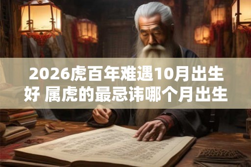 2026虎百年难遇10月出生好 属虎的最忌讳哪个月出生