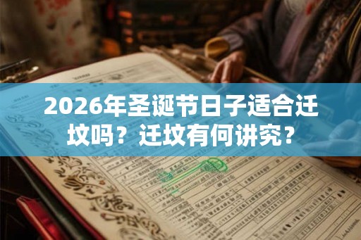 2026年圣诞节日子适合迁坟吗？迁坟有何讲究？