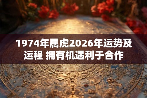 1974年属虎2026年运势及运程 拥有机遇利于合作 1974年属虎2026年运势及运程 拥有机遇利于合作