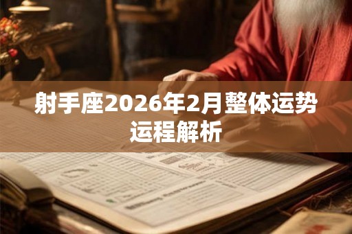 射手座2026年2月整体运势运程解析