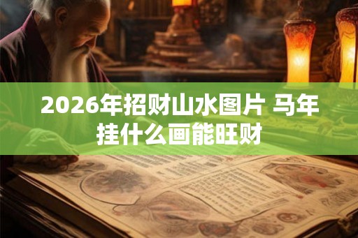 2026年招财山水图片 马年挂什么画能旺财