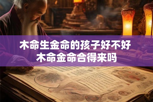 木命生金命的孩子好不好 木命金命合得来吗