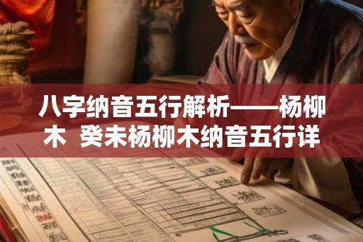 八字纳音五行解析——杨柳木  癸未杨柳木纳音五行详解