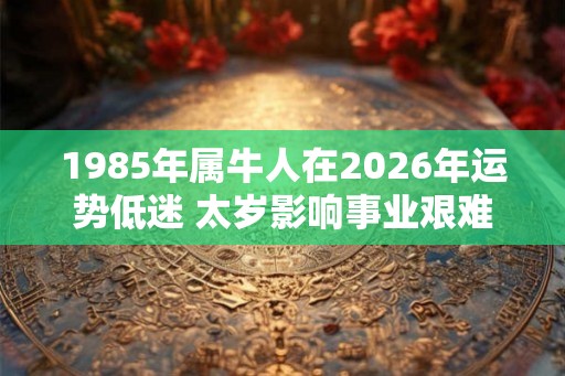 1985年属牛人在2026年运势低迷 太岁影响事业艰难