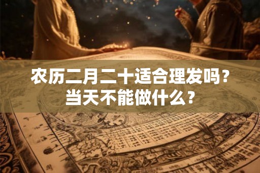 农历二月二十适合理发吗?当天不能做什么? 农历二月二十适合理发吗?当天不能做什么?