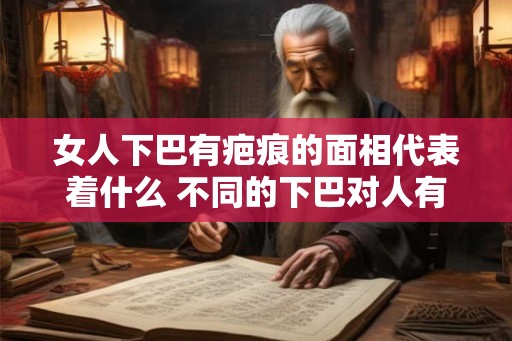 女人下巴有疤痕的面相代表着什么 不同的下巴对人有什么影响