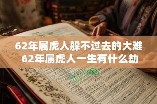 62年属虎人躲不过去的大难 62年属虎人一生有什么劫难躲不过
