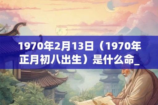 1970年2月13日(1970年正月初八出生)是什么命_命运如何 1970年2月13日(1970年正月初八出生)是什么命_命运如何