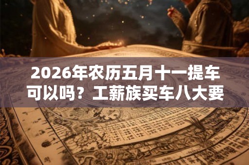 2026年农历五月十一提车可以吗？工薪族买车八大要诀