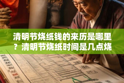 清明节烧纸钱的来历是哪里？清明节烧纸时间是几点烧？