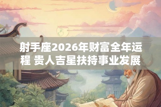射手座2026年财富全年运程 贵人吉星扶持事业发展顺遂