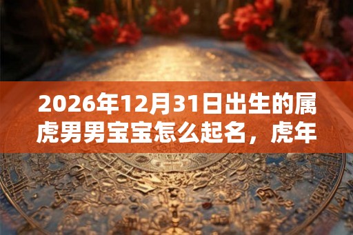 2026年12月31日出生的属虎男男宝宝怎么起名，虎年最旺的男孩名字