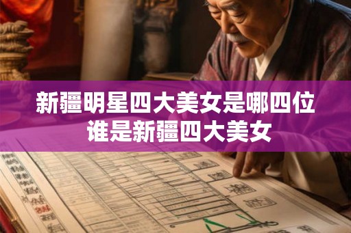 新疆明星四大美女是哪四位 谁是新疆四大美女 新疆明星四大美女是哪四位 谁是新疆四大美女