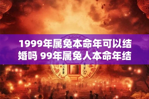 1999年属兔本命年可以结婚吗 99年属兔人本命年结婚好不好