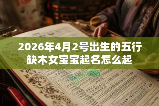 2026年4月2号出生的五行缺木女宝宝起名怎么起