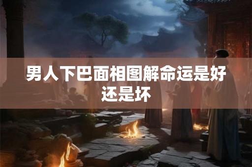 男人下巴面相图解命运是好还是坏