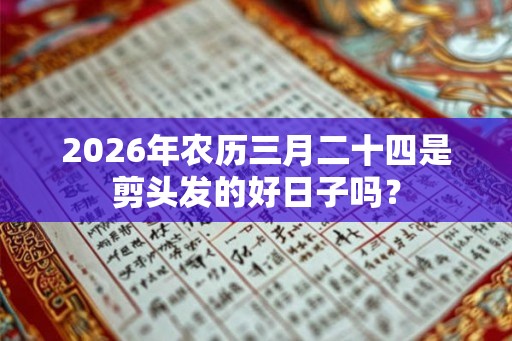 2026年农历三月二十四是剪头发的好日子吗？
