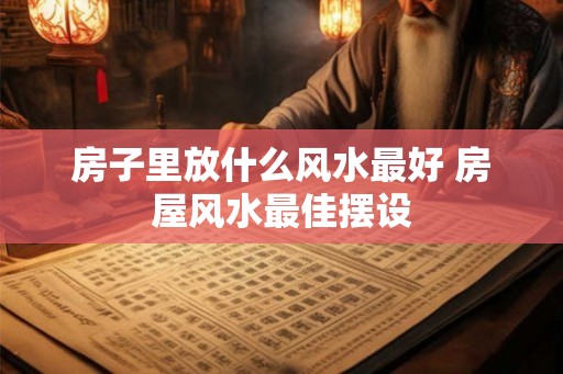 房子里放什么风水最好 房屋风水最佳摆设