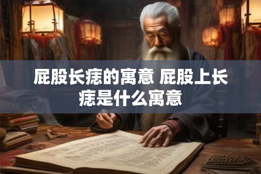 屁股长痣的寓意 屁股上长痣是什么寓意