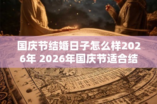 国庆节结婚日子怎么样2026年 2026年国庆节适合结婚吗