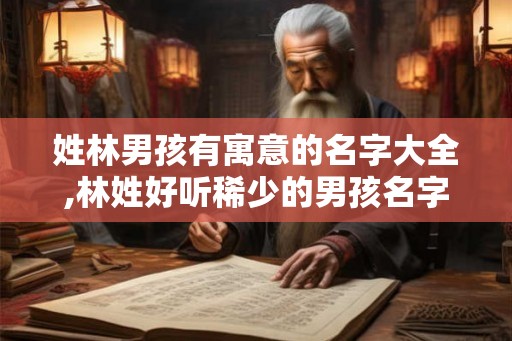 姓林男孩有寓意的名字大全,林姓好听稀少的男孩名字