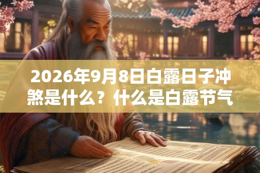 2026年9月8日白露日子冲煞是什么？什么是白露节气？