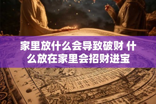 家里放什么会导致破财 什么放在家里会招财进宝 家里放什么会导致破财 什么放在家里会招财进宝