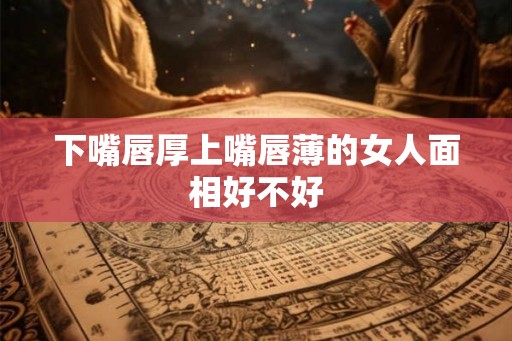 下嘴唇厚上嘴唇薄的女人面相好不好