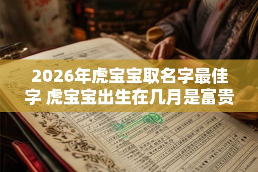2026年虎宝宝取名字最佳字 虎宝宝出生在几月是富贵命