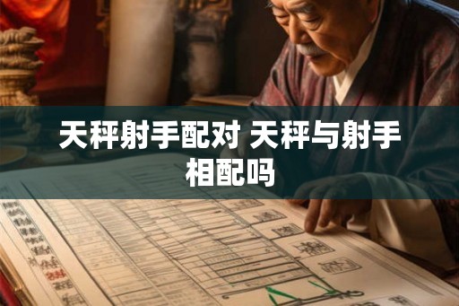 天秤射手配对 天秤与射手相配吗