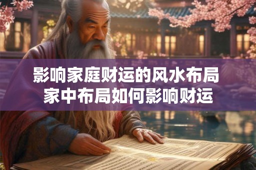 影响家庭财运的风水布局 家中布局如何影响财运