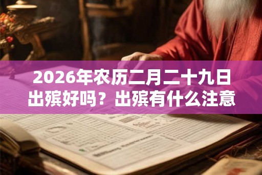 2026年农历二月二十九日出殡好吗？出殡有什么注意事项？