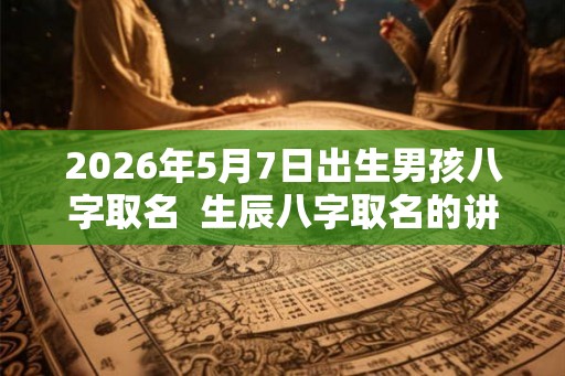 2026年5月7日出生男孩八字取名  生辰八字取名的讲究