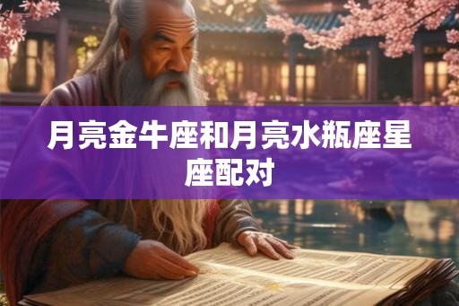 月亮金牛座和月亮水瓶座星座配对