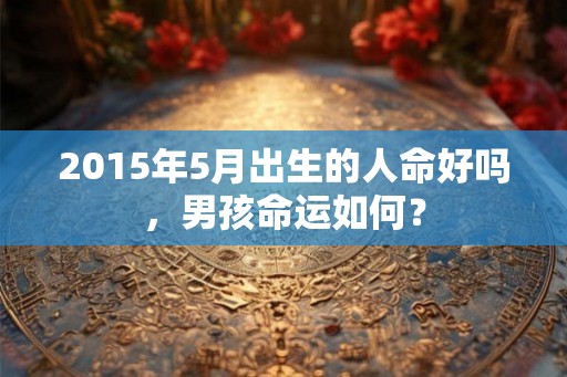 2015年5月出生的人命好吗，男孩命运如何？