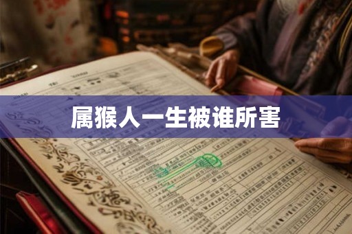 属猴人一生被谁所害