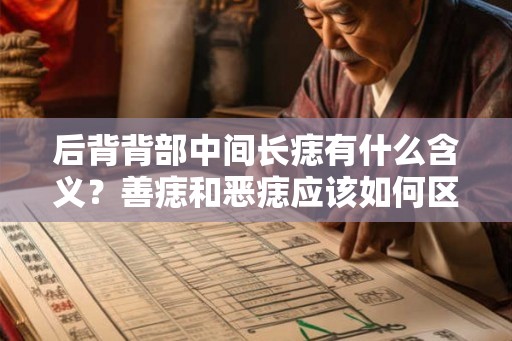 后背背部中间长痣有什么含义？善痣和恶痣应该如何区分？