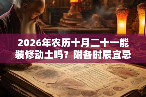 2026年农历十月二十一能装修动土吗?附各时辰宜忌表 2026年农历十月二十一能装修动土吗?附各时辰宜忌表