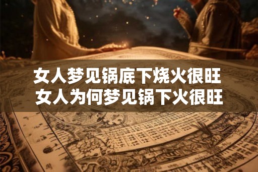 女人梦见锅底下烧火很旺 女人为何梦见锅下火很旺