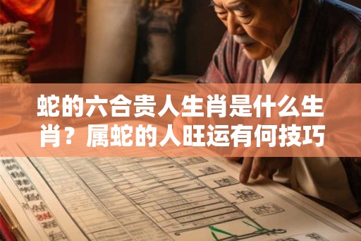 蛇的六合贵人生肖是什么生肖？属蛇的人旺运有何技巧？