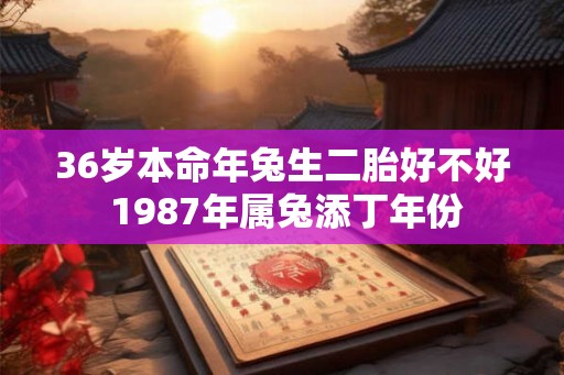 36岁本命年兔生二胎好不好 1987年属兔添丁年份 36岁本命年兔生二胎好不好 1987年属兔添丁年份