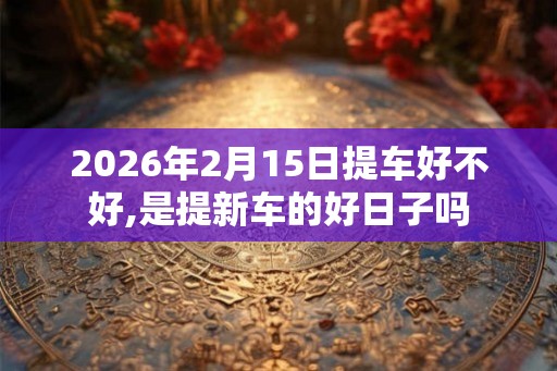 2026年2月15日提车好不好,是提新车的好日子吗