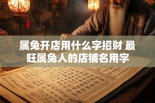 属兔开店用什么字招财 最旺属兔人的店铺名用字 属兔开店用什么字招财 最旺属兔人的店铺名用字