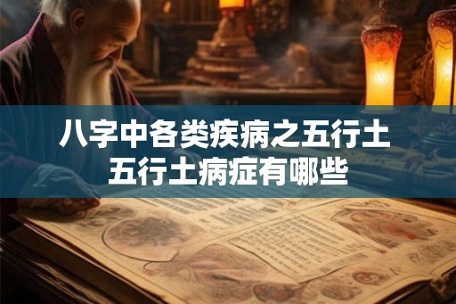 八字中各类疾病之五行土 五行土病症有哪些