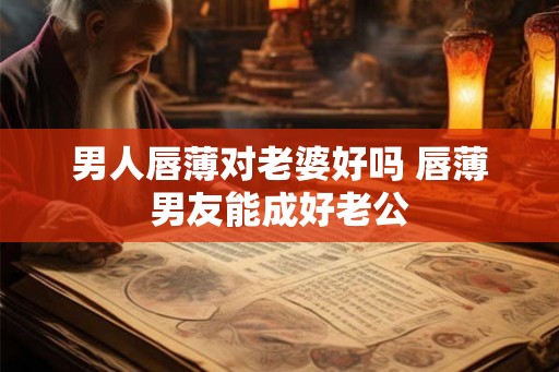 男人唇薄对老婆好吗 唇薄男友能成好老公
