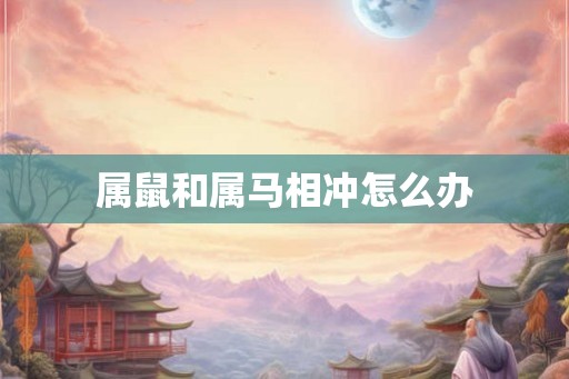 属鼠和属马相冲怎么办 属鼠和属马相冲怎么办